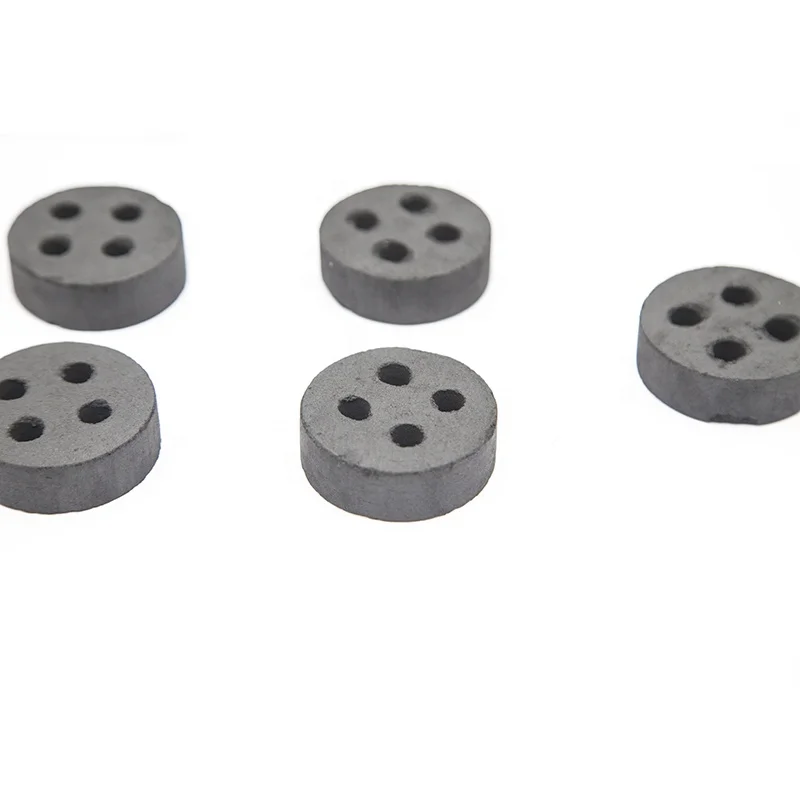 Hookah factory produces perfume smoke charcoal round 4 hole hookah flake coal for sale