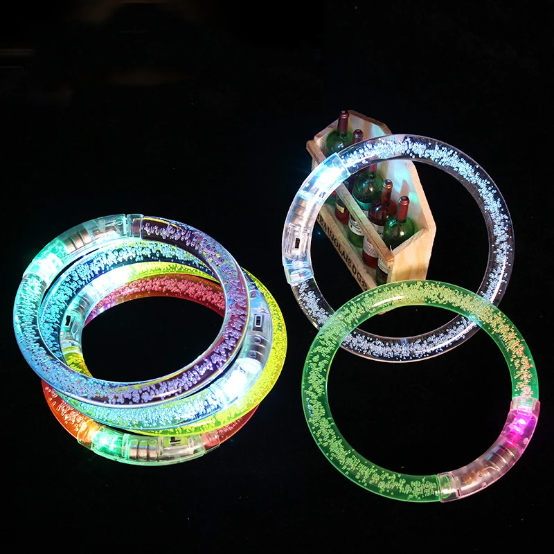 Wholesale Glow Sticks Bracelets Party Supplies For Kids And Adults Glow luminous Party Bracelet Led Slap Bracelet