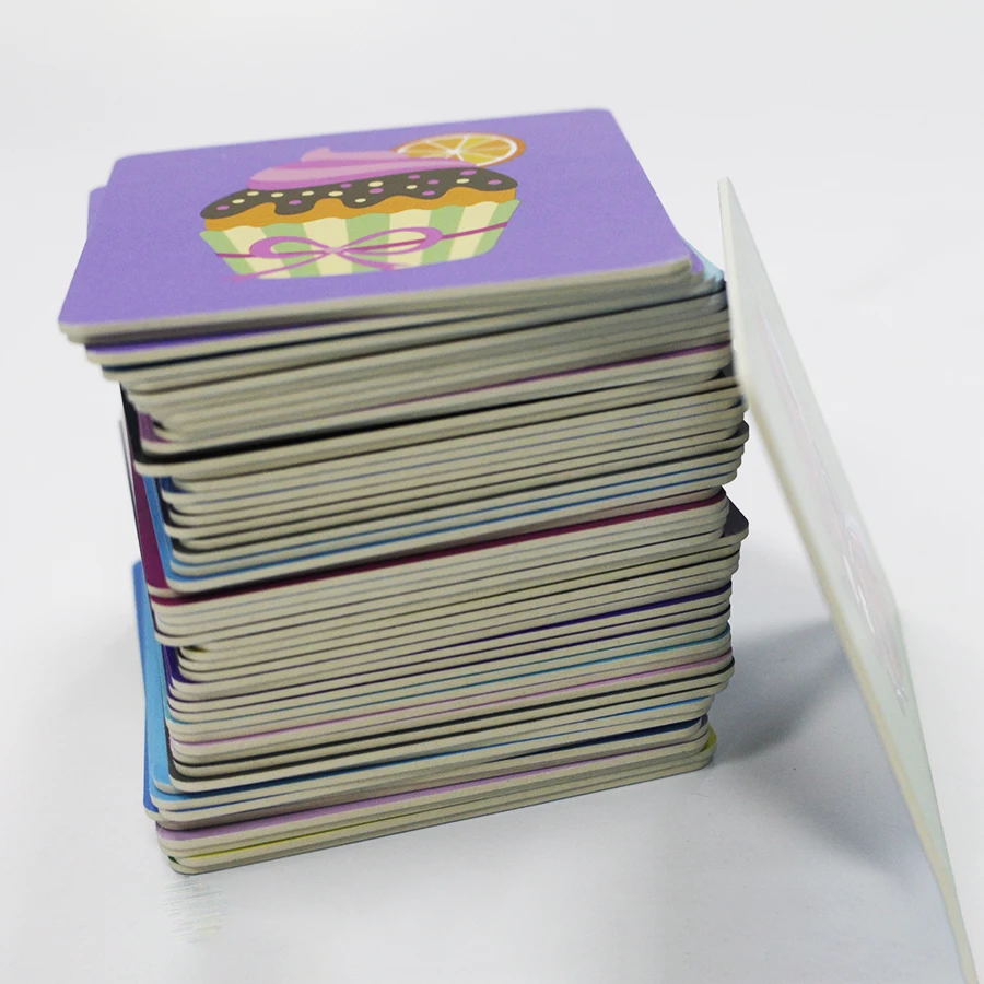 Environmentally-Friendly Factory Printing Custom Paper PVC Learn Flash Cards For Toddlers