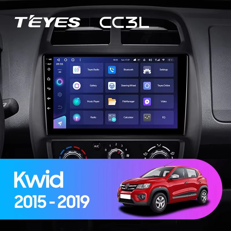 TEYES CC3L WIFI For Renault Kwid 2015 - 2019 Car Radio Multimedia Video Player Navigation stereo GPS Android 10 No 2din 2 din
