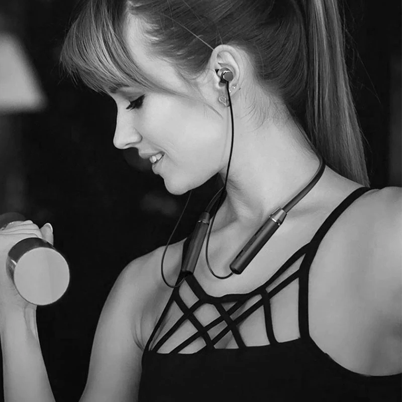 
Magnetic type behind the neck headphone over ear lightweight headphones wireless neck band headphone 