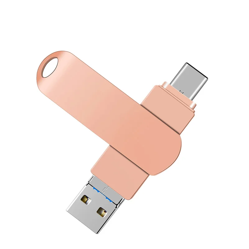 Mobile Phones 3 in 1 Type C Micro Pendrive USB 3.0 Flash Drive 32GB 64GB 128GB OTG USB flash drive device for iPhone OTG