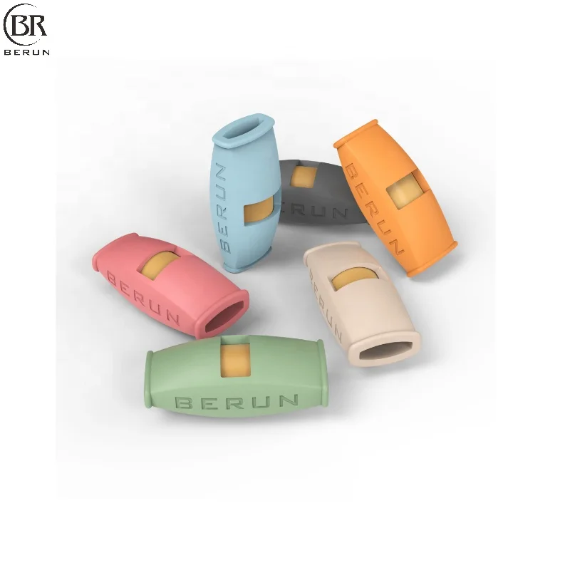 
Berun original design customized logo recycled silicone hookah tip for smoking 