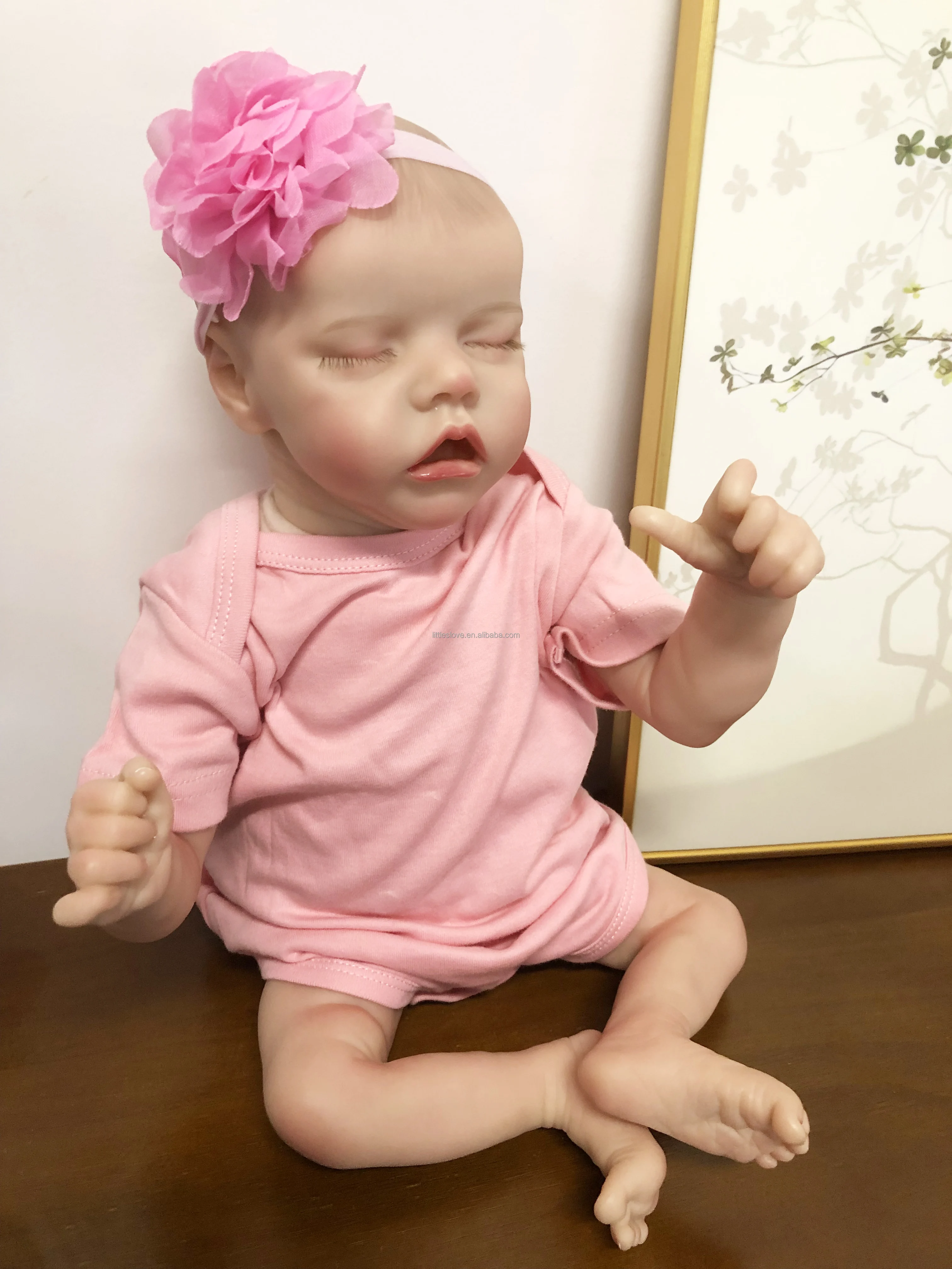 18inch Bebe Reborn Kit Reborn Baby Dolls Twin A Molds Vinyl Painted Newborn Dolls Real Soft Touch