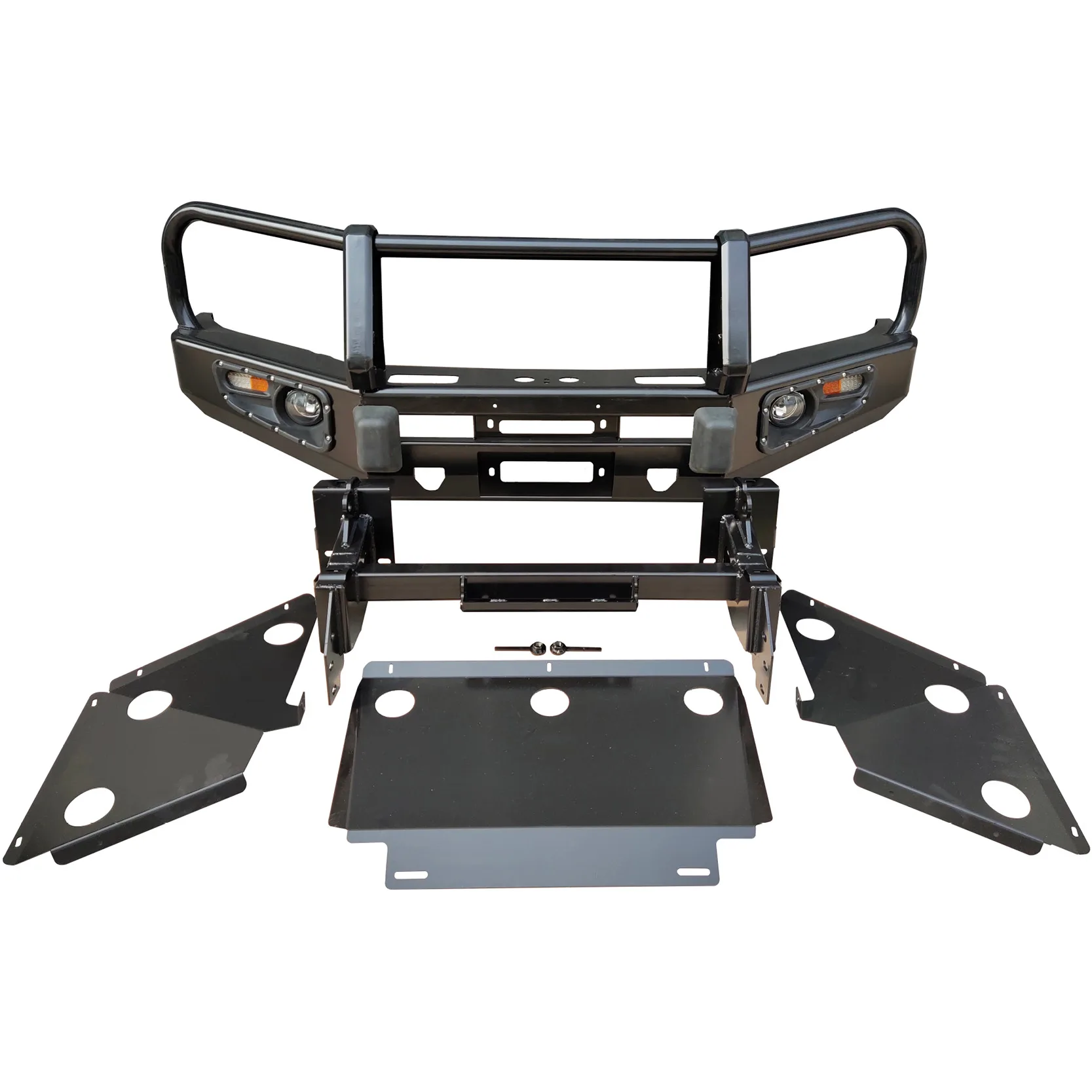 4x4 off road pickup BULL BAR with winch moun front  steel  bumper rear bumper for Toyota Tacoma 2015-2020