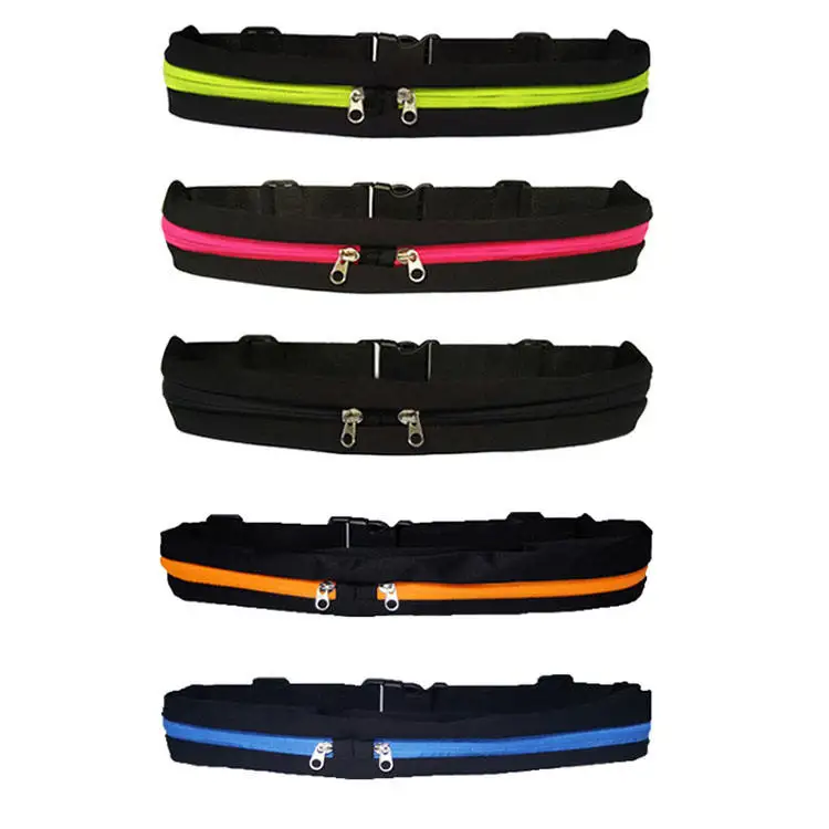 New design exercise sports waist pouch pack adjustable outdoor travel running belt for jogging
