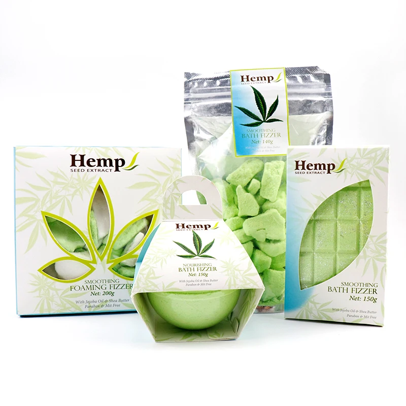 
Hot Sell Wholesale Cheap Private Label Custom Logo luxury Natural Hemp CBD Oil Bath Salts Bombs of Relaxation Spa 