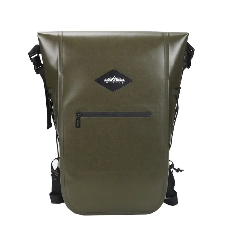 army green OEM roll top high quality 900D nylon TPU dry bag waterproof backpack fully waterproof bag for camping hiking