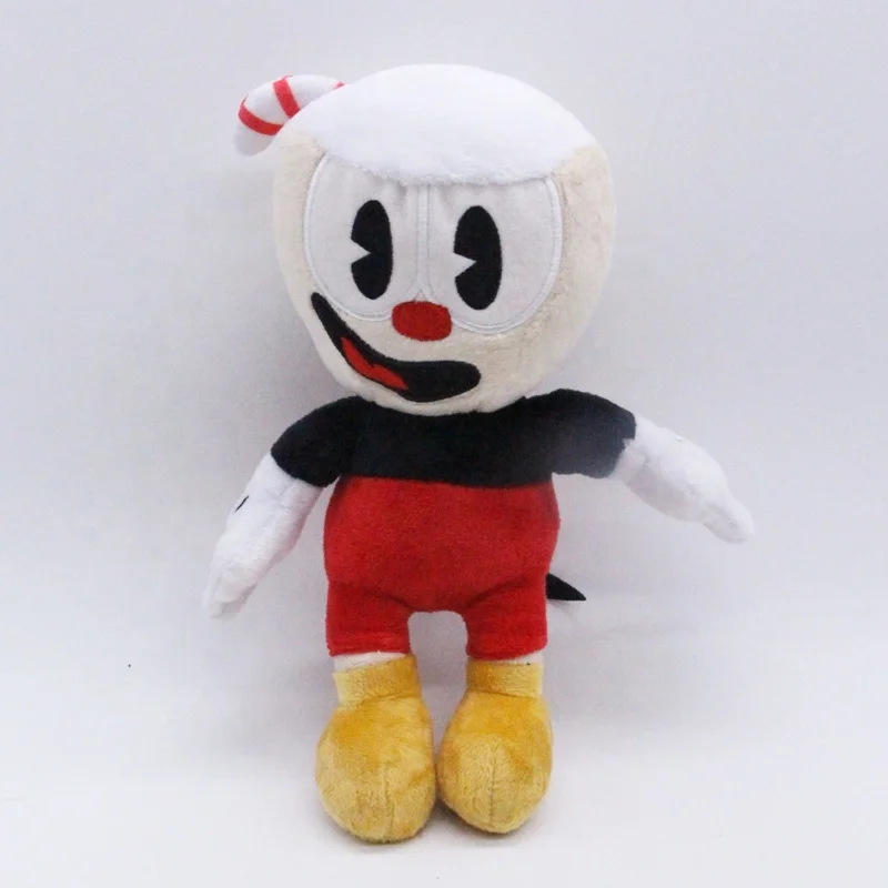 25cm Game Cuphead Plush Toy Mugman Plush Dolls Toys for Children