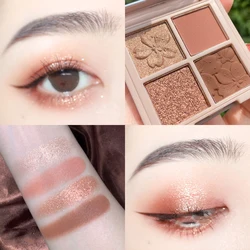 Four-Color Eyeshadow Body Glitter Eye Shadow Makeup Palette Makeup Depotting Tools