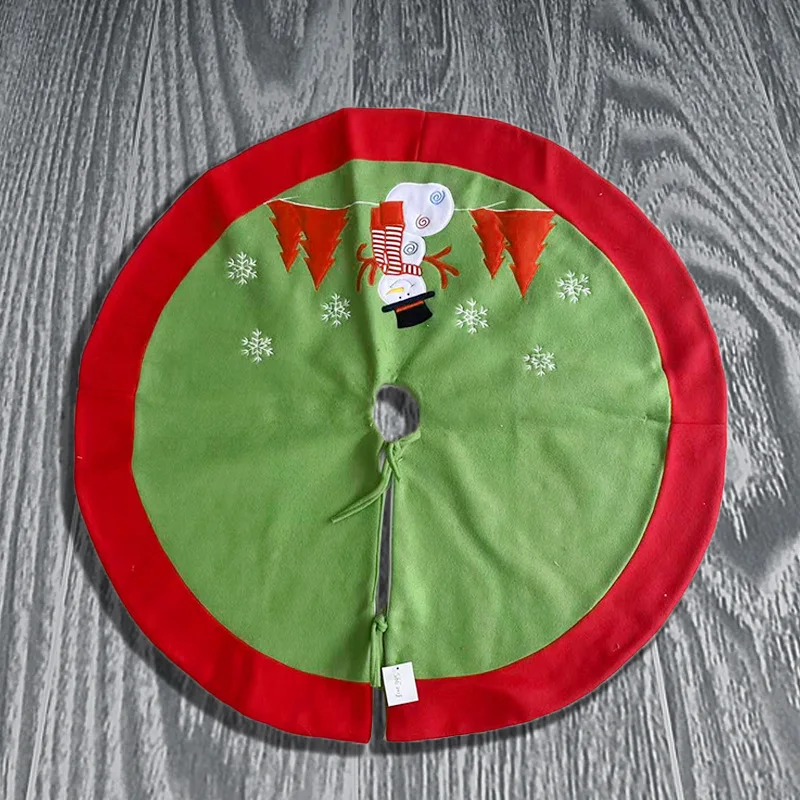 Wholesale Party Xmas Solid White Ornament Party Christmas Tree Decoration Plush Tree Skirt Floor Mat