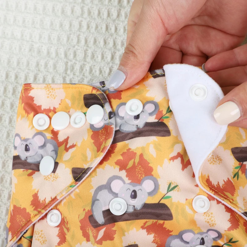Langsprit color change newborn pocket cloth diaper one size reusable awj inside cloth diapers for boys and girls