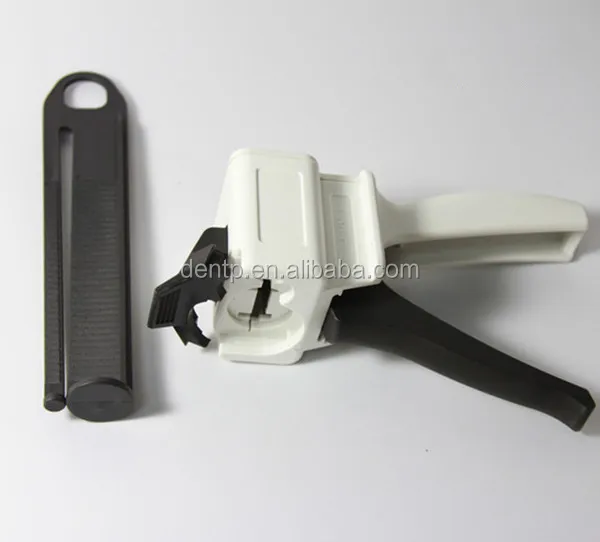 Dental Plastic Impression Dispenser Gun/Dental Mixing Gun Silicone Rubber Dispensing Gun for dental lab use