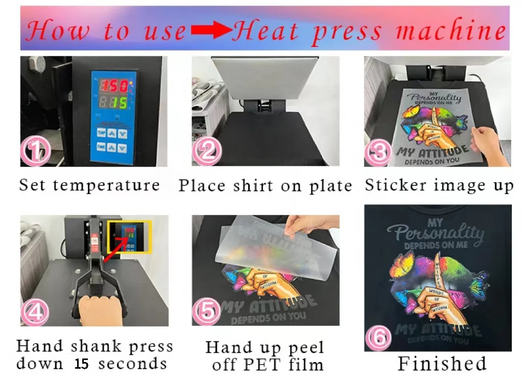Custom heat transfers designs Christmas stickers iron on transfers logo dtf heat transfer designs for t shirts