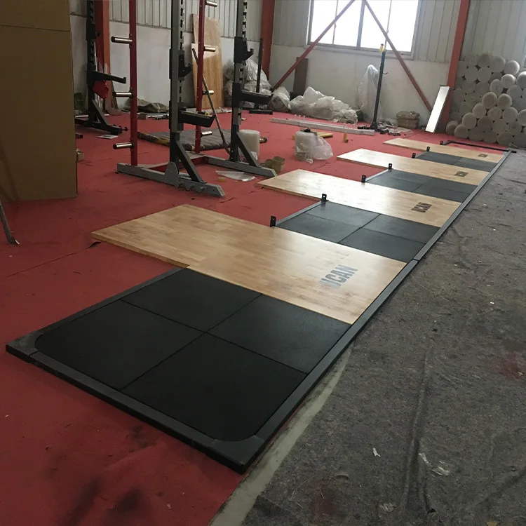 Custom Logo Weightlifting Platform for Gym