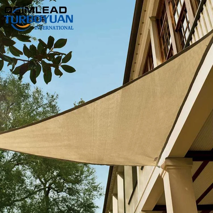 brown shade cloth material for car / HDPE sun shade sail for boat