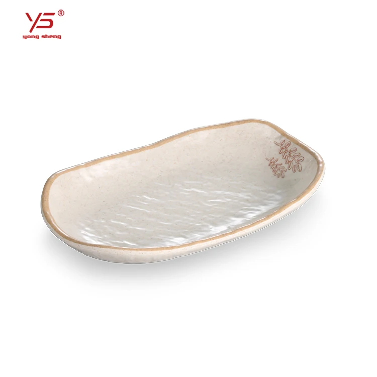 Multi color 100% melamine frosted cheap used restaurant dishes