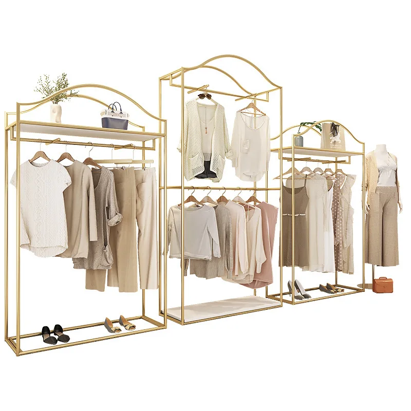 Floor Free Standing Cube Display Rack for Shopping Malls Shops to display clothes