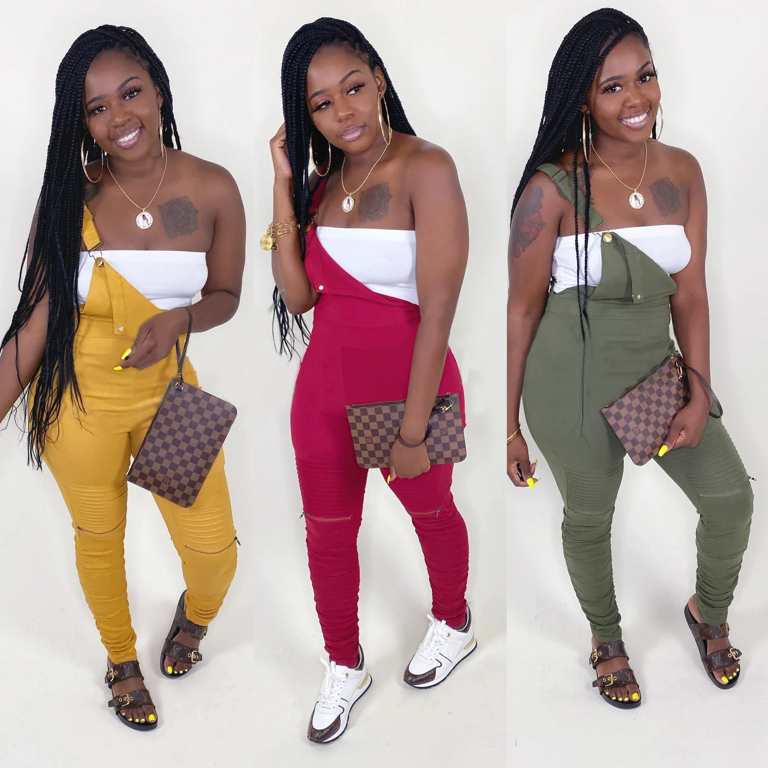 Женский облегающий джинсовый комбинезон длинный спортивный на бретелях повседневные Комбинезоны с дырками