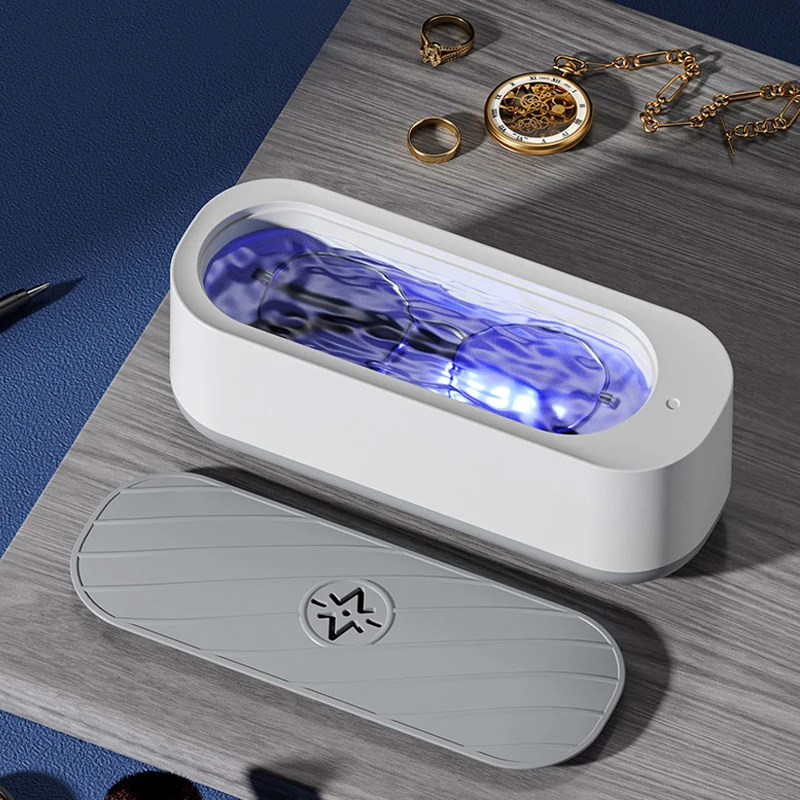 DOISYER Glasses Cleaning Machine Contact Lens Cleaning Machine Household Mini Braces Jewelry Blot Shake Cleaner