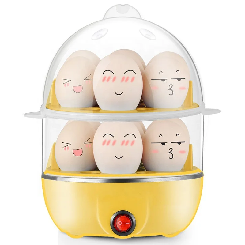 Multifunctional Egg Steamer Double Layer Home Egg Boiler Mini Stainless Steel Breakfast Machine