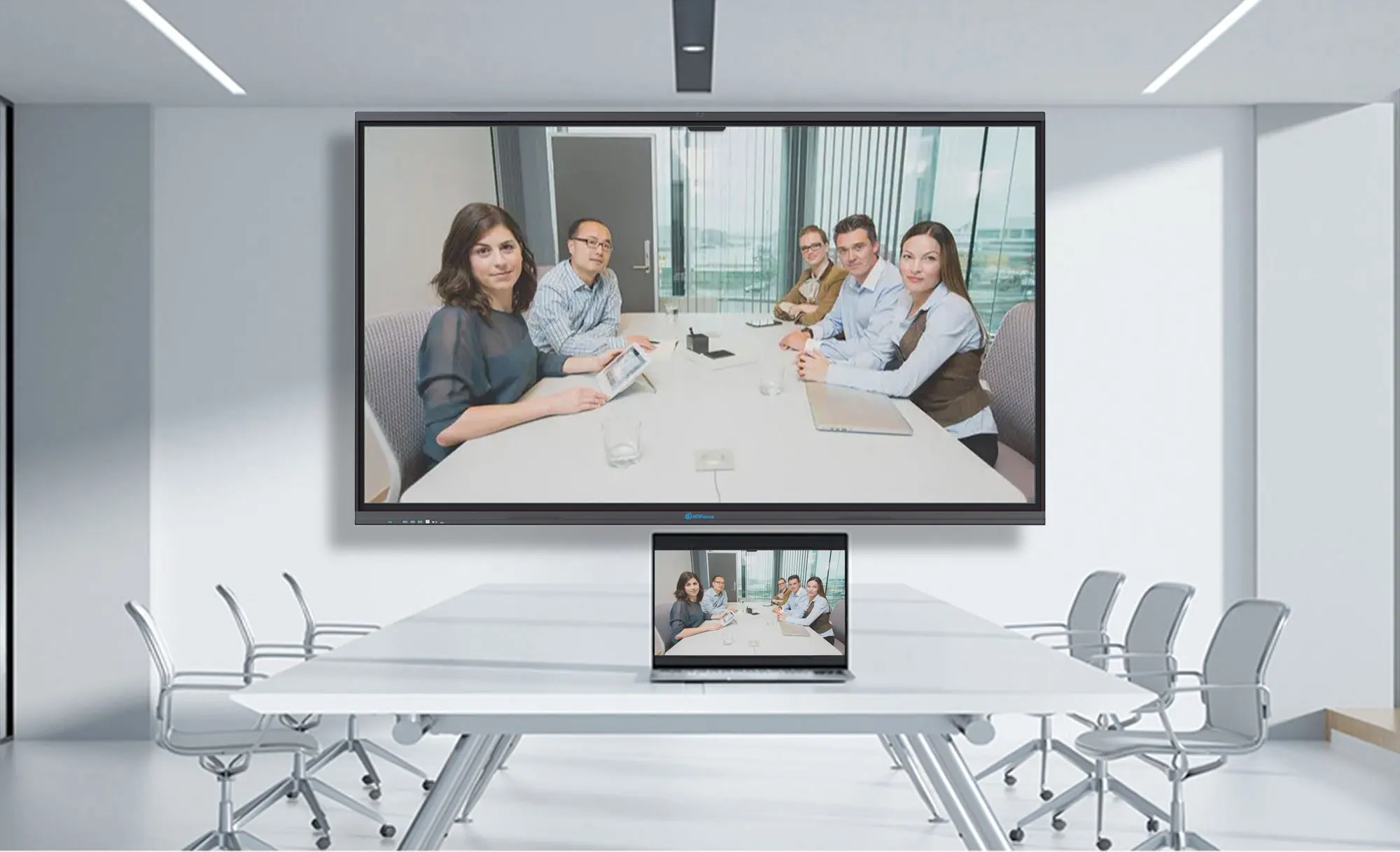 Six In One Function 110 Inch 4k HD Conference Digital Interactive Whiteboard Smart Board