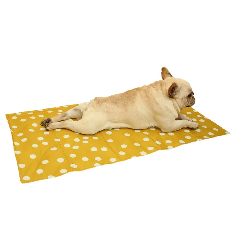 Spot wholesale new soft ice multicolor summer pet heat dissipation cats and dogs cool pad safety non-toxic