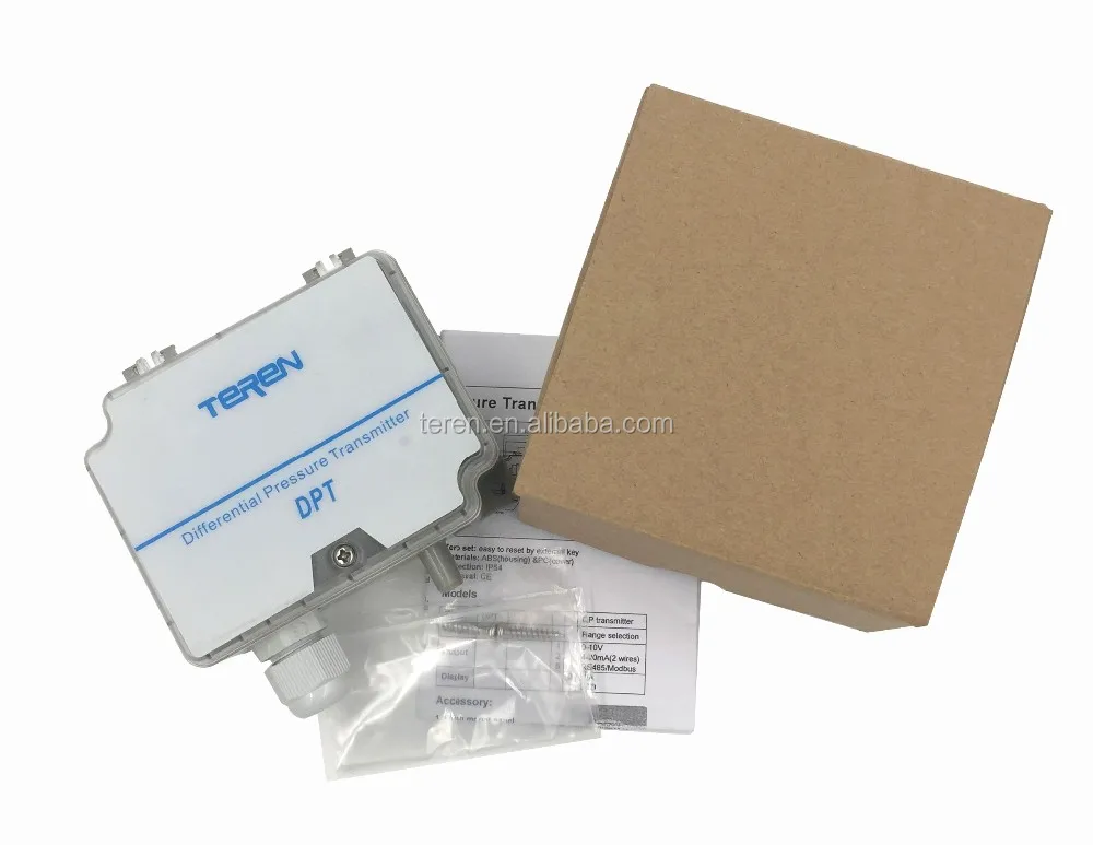 Датчик дифференциального давления DPT датчик воздуха Hvac низкого с аналоговым выходом
