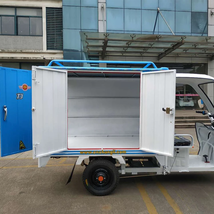 2020 New Type Motorized Auto Rickshaw Three Wheel Electric Tricycles for Cargo