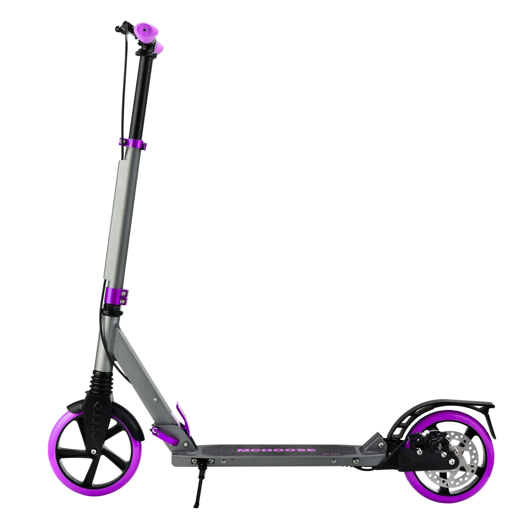 Two Big Wheels Folding Adjustable Kick Scooters with Carry Strap