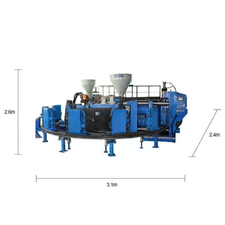 PVC shoe machine pvc air blowing shoe moulding making machine
