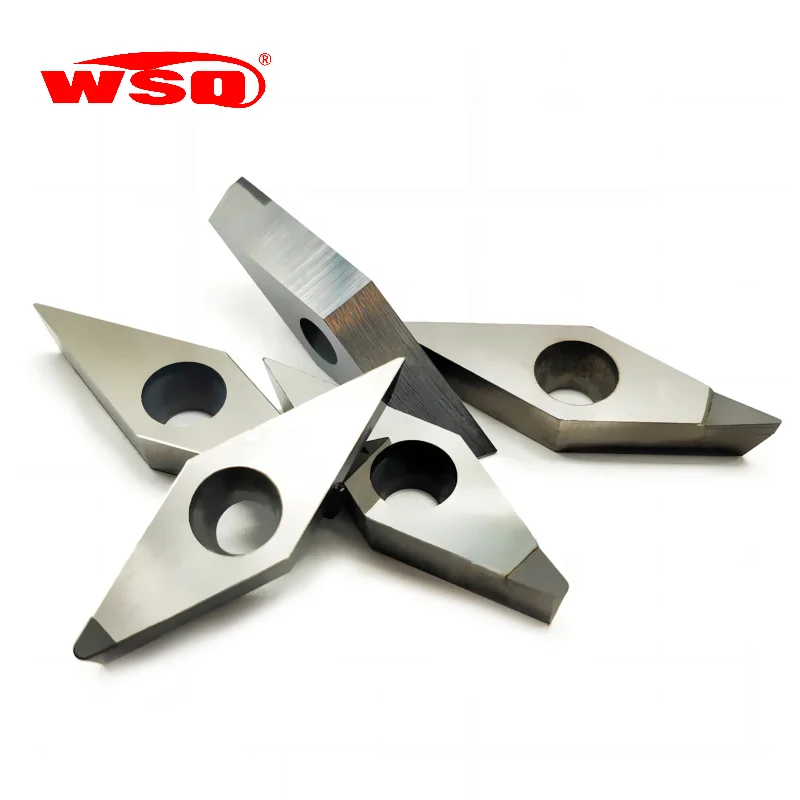 Wsq Hight quality PCD/PCBN Customized support for CNC Machine Indexable cutting tools Inserts