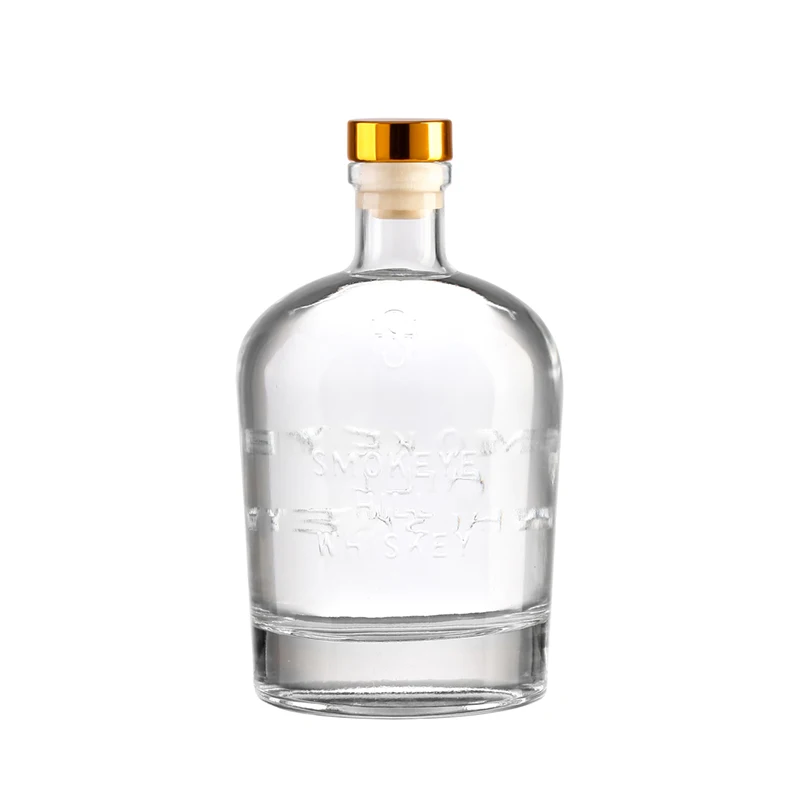 Hot Sale Luxury Whiskey Bottle 700ml Vodka Glass Wine Bottle Fruit Wine Bottle Manufacturer