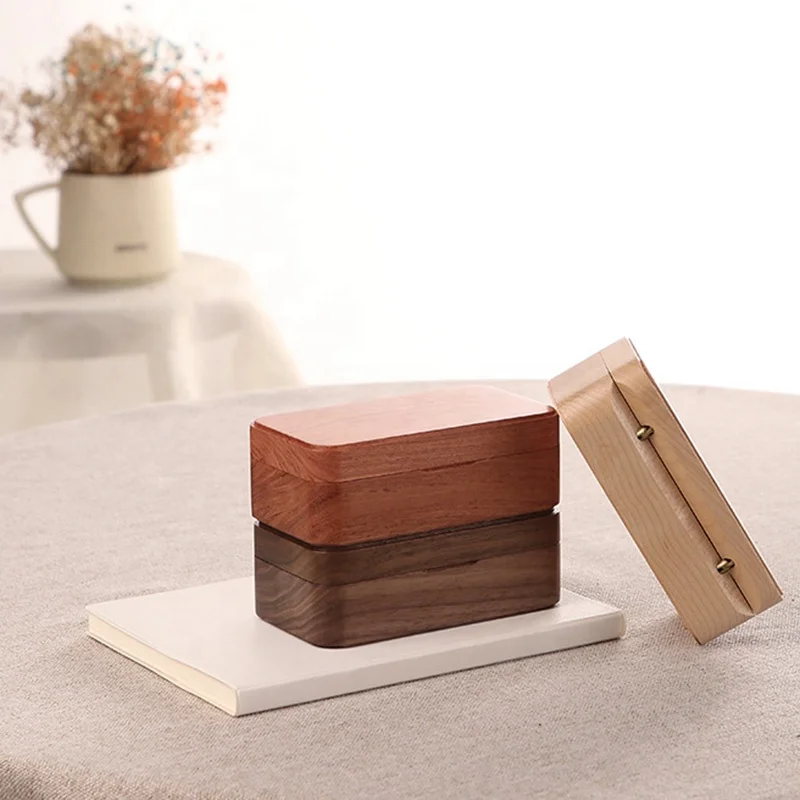 Wholesale Custom Wedding Ring Music Box Rectangular Music Box Engagement Proposal Creative Gift DIY Engraving