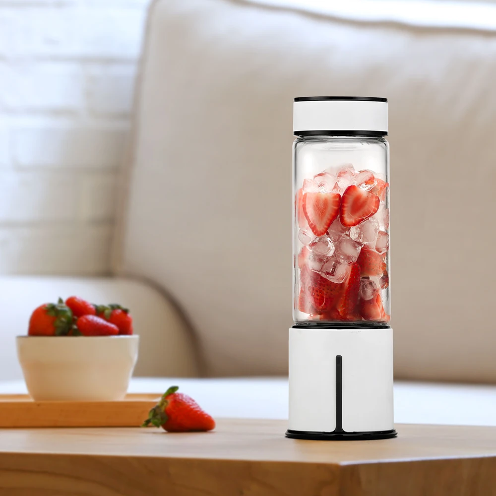 Hot sale  high end new ice crushing  stainless steel household blender juicer USB smoothie blender mini portable blender