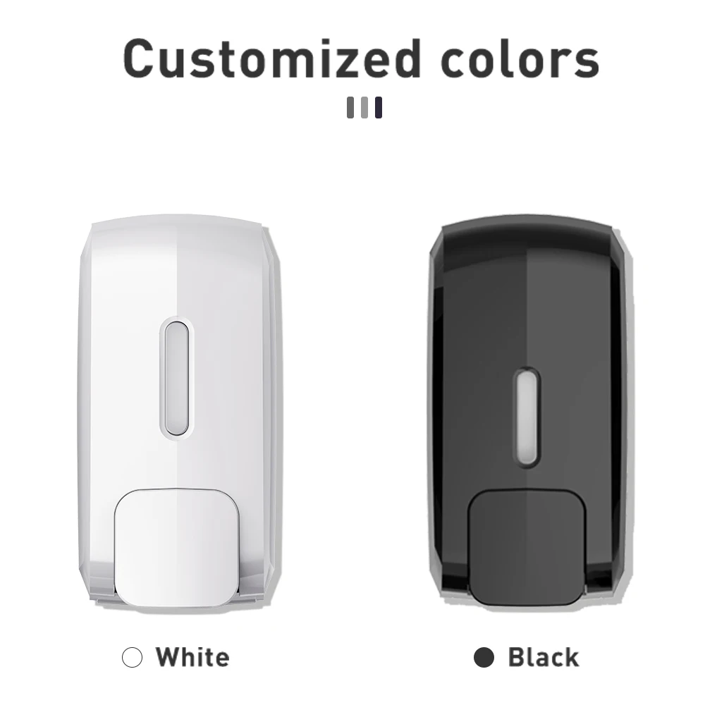Plastic Dosage Adjustable Manual Sanitizer Gel Pump Dispenser Hospital Hand Push Foam Soap Dispenser