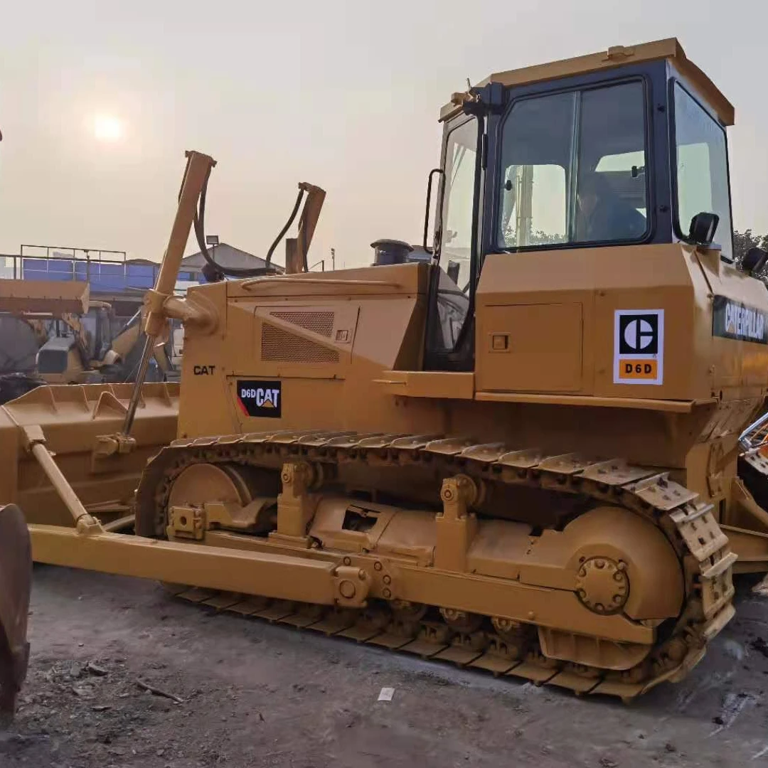 Оригинальный японский гусеничный бульдозер б/у CAT D6D б/у бульдозер для продажи гусеничный CAT D6 б/у бульдозер