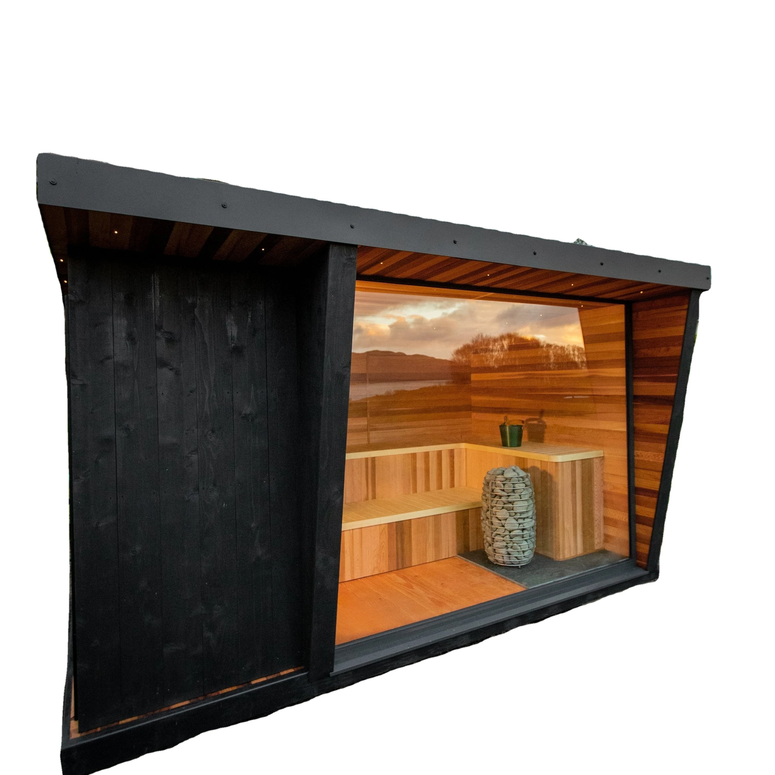High End Custom Sauna For 6 People Traditional Sauna To Use Outdoor Cabin