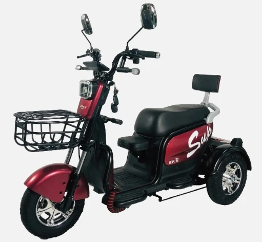 2024 Popular China Powerful Fat Tire 3 Wheel Electric Bicycles of Adult with System and Three Seats