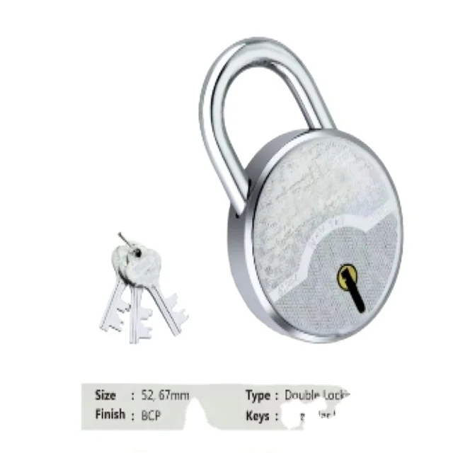 
Круглый замок Премиум-Качества с 3 ключами 