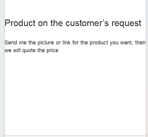 Finding product for customer/OEM product