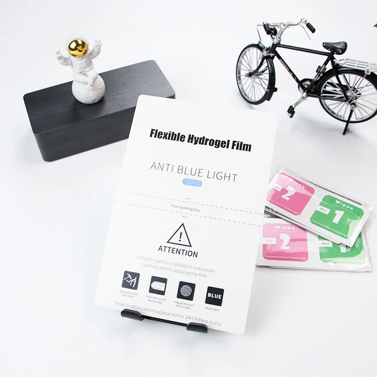 180*120mm TPU Hydrogel Film HD Clear Anti-Blue Ray Light Screen Protector For Any Model Size