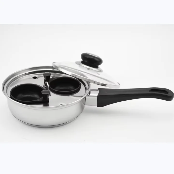 Stainless Steel 2 Cup Egg Poacher