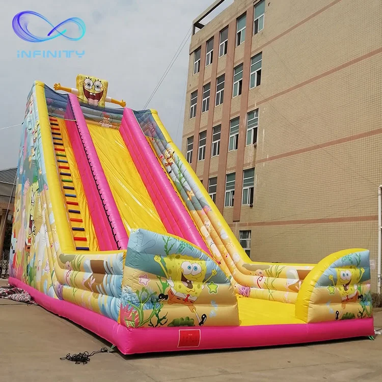 Popular Big Water Slides Inflatable Amusement Park Slide Slip and Slide Waterslide