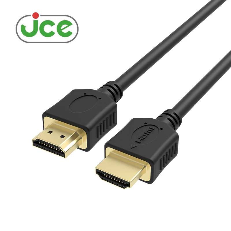 jce manufacture 2.0 4k hdmi cable support 1080p 18Gbps 4k 3d hdmi cable gold plated tv hdmi cable 1M 2M 3M