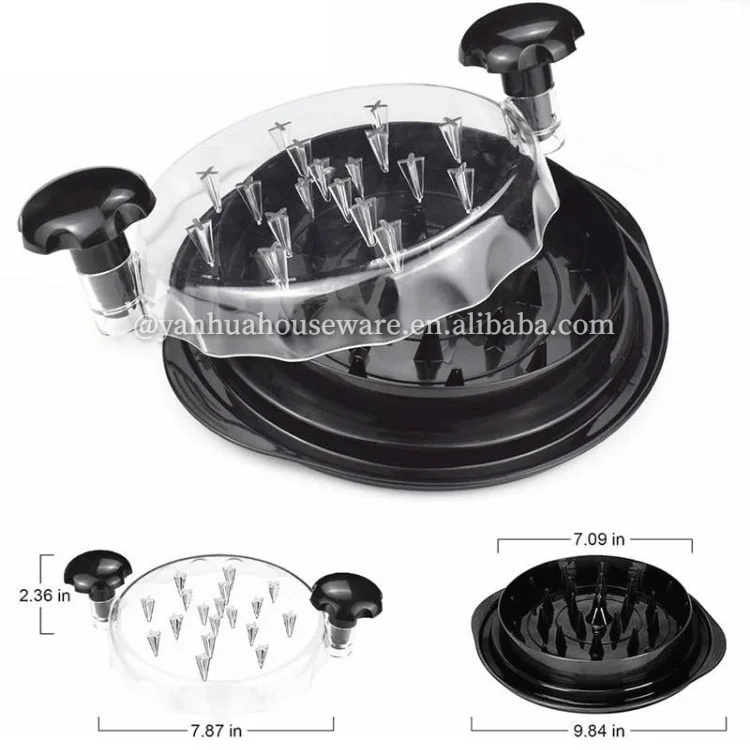 Customizable Kitchen Gadgets Meat twist with Clear Lid Chicken Shredded Machine Chicken Shredder Tool