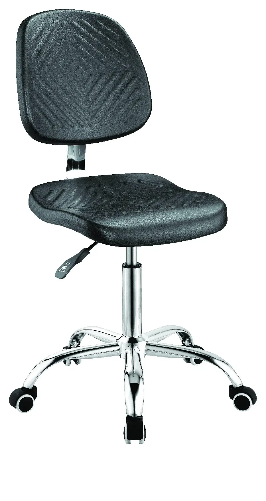 Excellent Quality ESD Antistatic Adjustable High Quality Lab Swivel Chair stool with Footring
