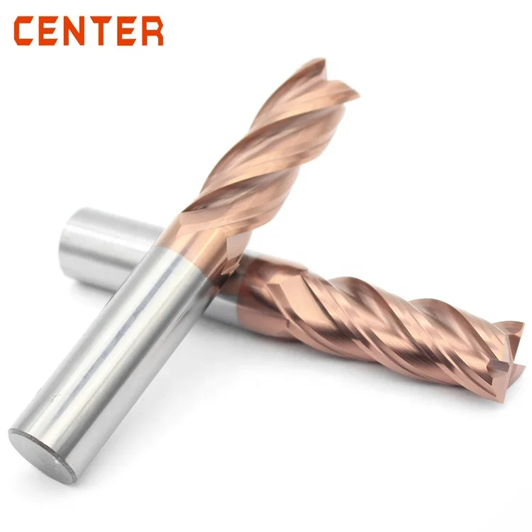 10mm Carbide HRC55 metric size end mill cutter