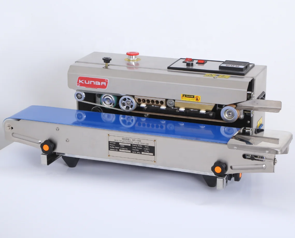 
2020 KUNBA SF-150 Semi Automatic Solid Ink Coding Continuous Band Sealer 