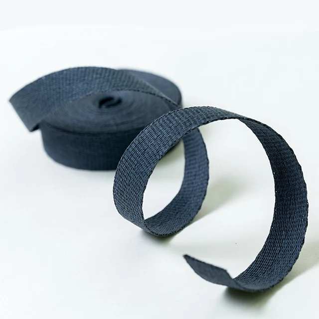 Environmental 100% Paper Material Paper Webbing , Paper Ribbon, Paper Strap 100 Color Available